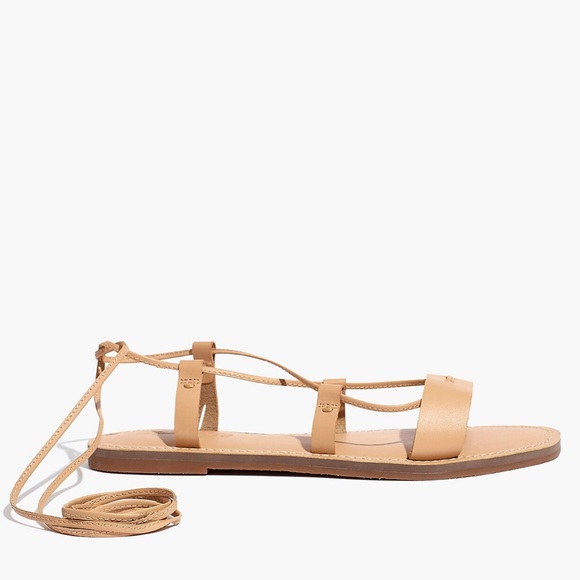 NWOT Madewell The Boardwalk Lace-Up Sandal in Leather. Size 8.5 - Picture 7 of 7